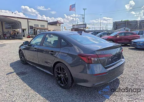 2025 Honda Civic Sport из США, поврежденный, VIN 2HGFE2F52SH524812